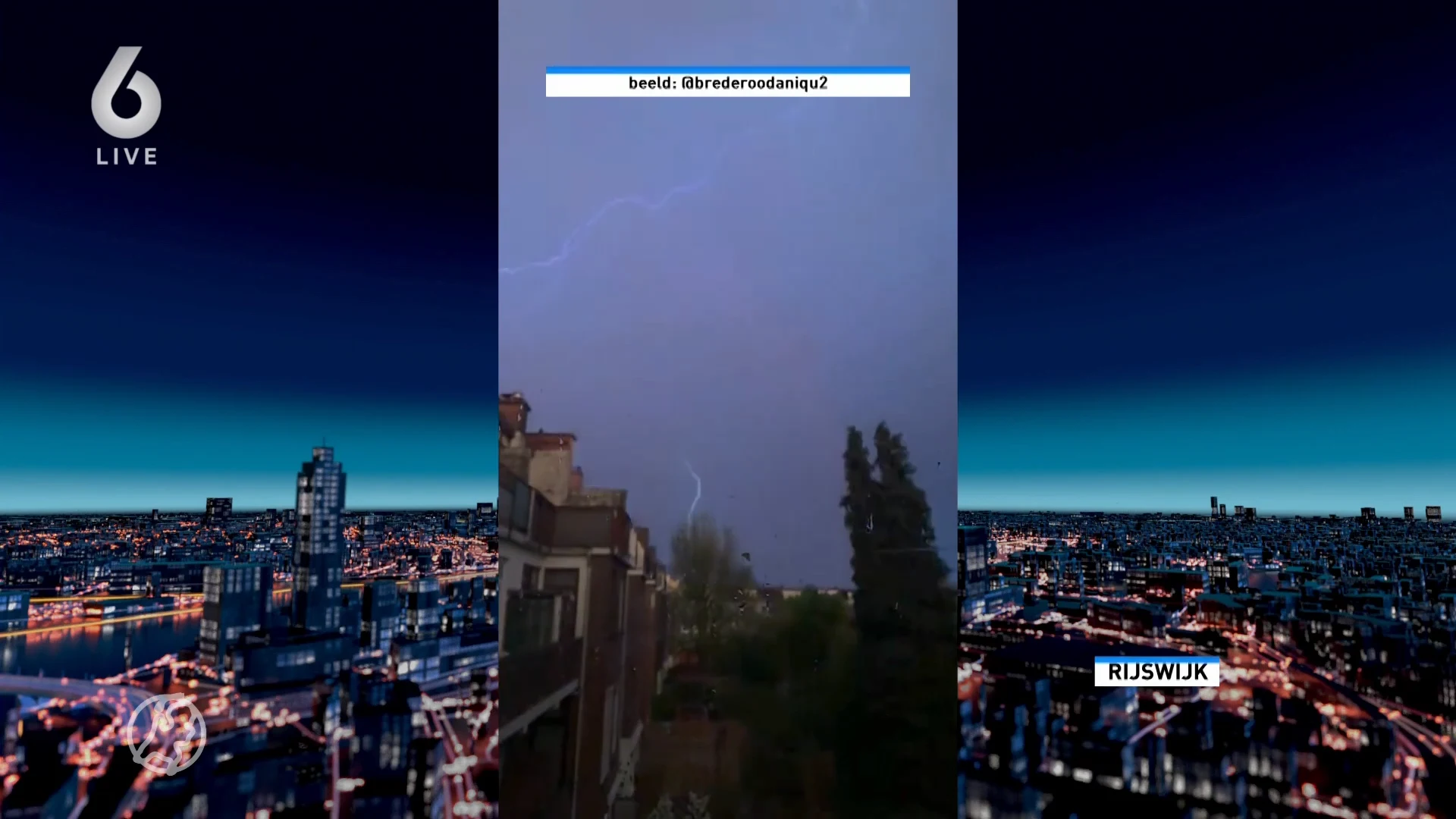 Het gaat los boven ons land, bekijk de beelden