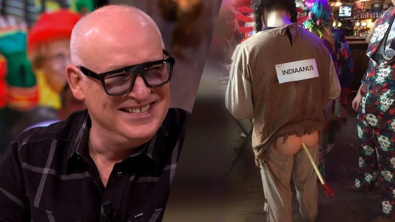 René lacht om carnavalsoutfit: 'Indiaanus!'