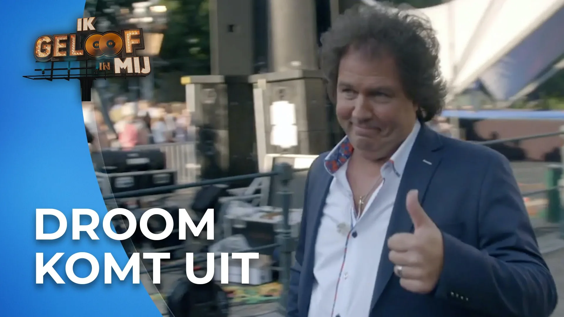 René Le Blanc ontmoet artiesten bij TROS muziekfeest