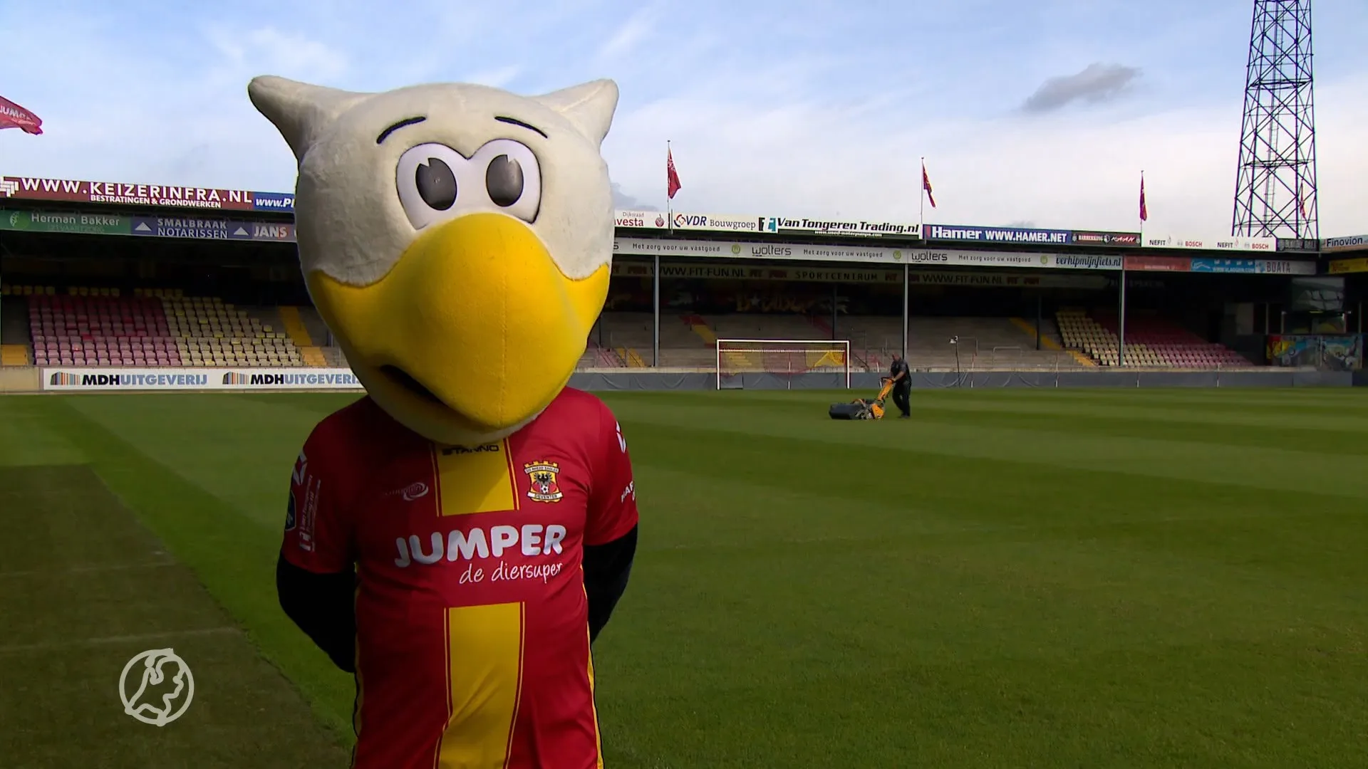 Mascottes zijn helemaal klaar voor rentree in Eredivisie