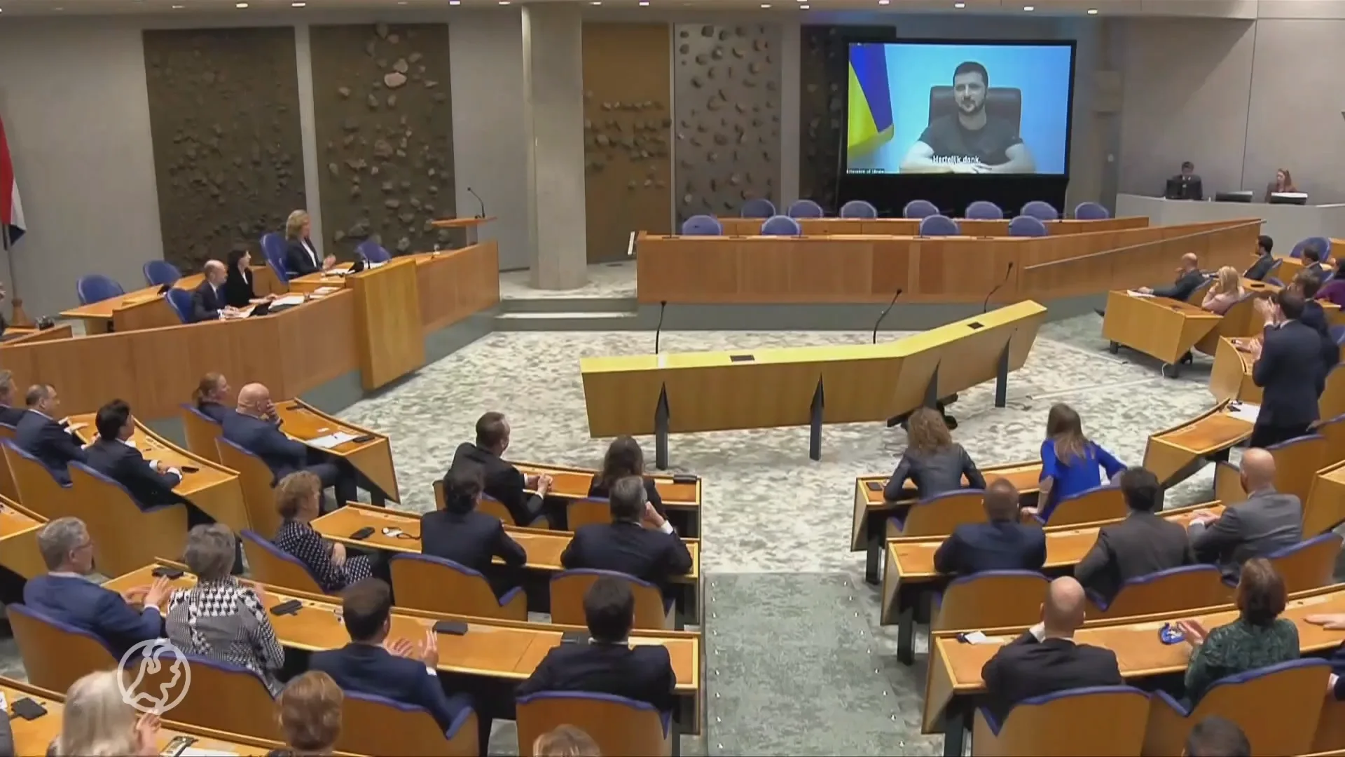 Den Haag onder indruk van toespraak president Zelenski