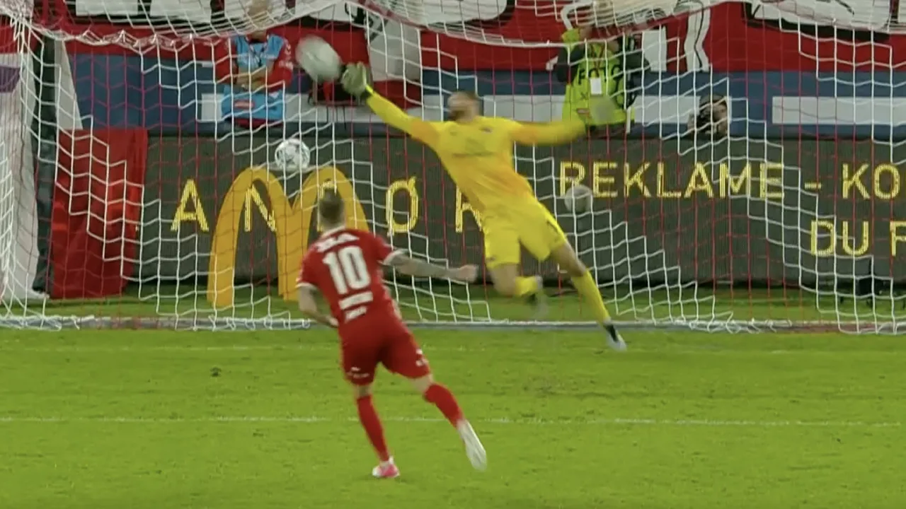 REDDING: Ryan stopt zesde strafschop van SK Brann