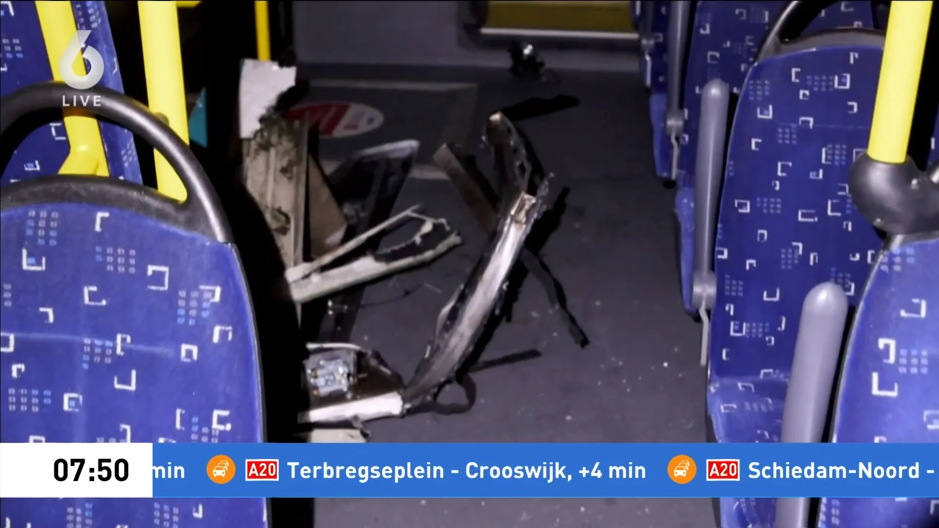 Ravage na botsing tussen lijnbus en trekker, chauffeur komt met schrik vrij