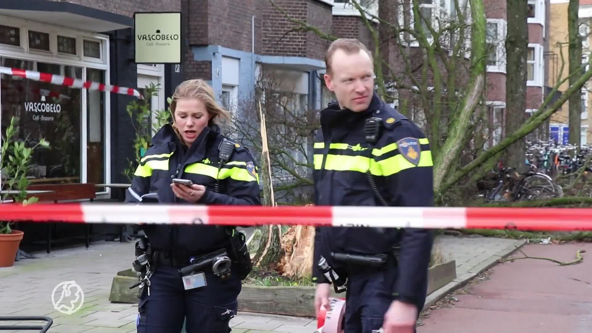Twee doden door omvallende bomen in Amsterdam en Diemen