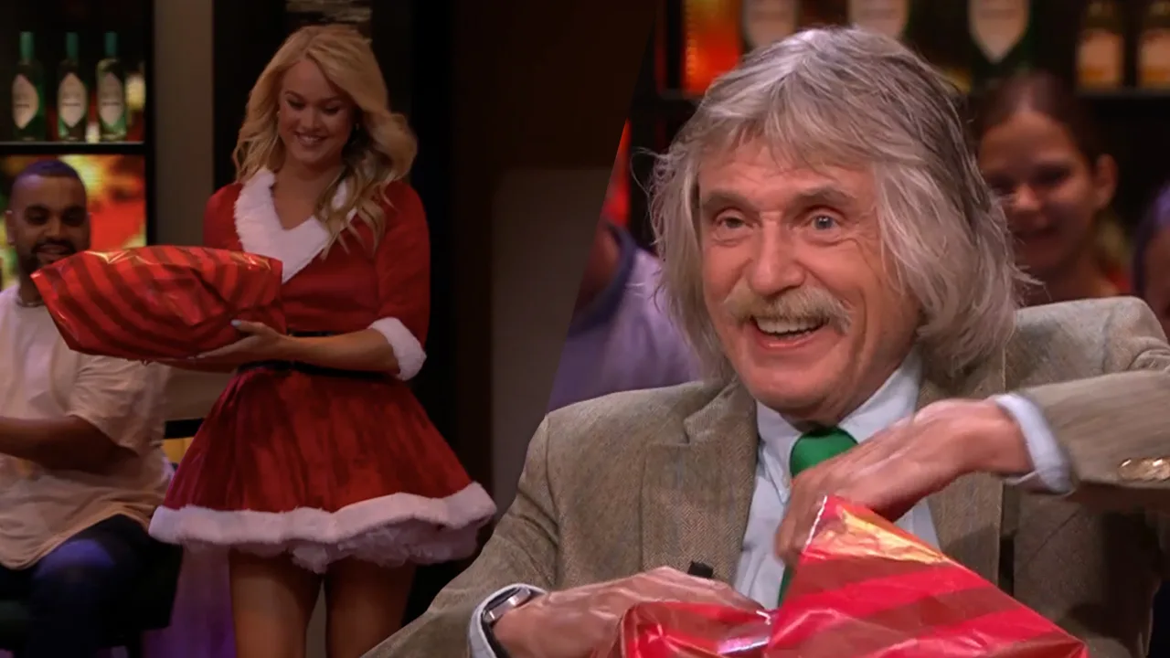 Johan live in uitzending verrast met bijzonder cadeau!