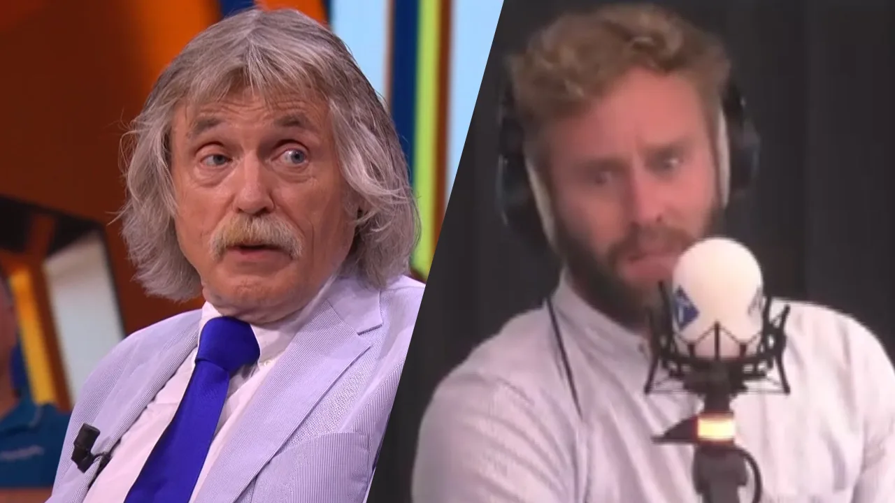 Johan adviseert huilende Tim den Besten: 'Dan word je al een stuk vrolijker'