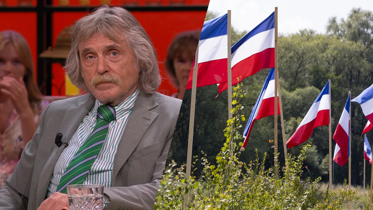 Johan snapt ophef om omgekeerde vlaggen niet: 'Ik vind het een vredige manier van protesteren'