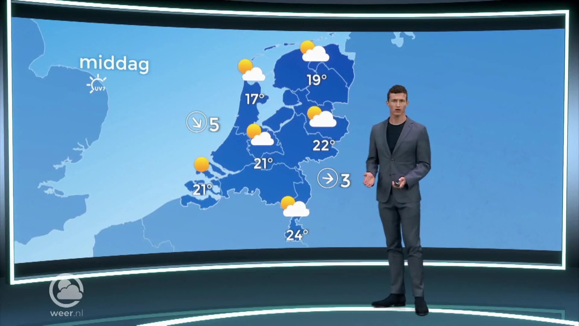 Weerbericht zaterdag 12 juni 2021