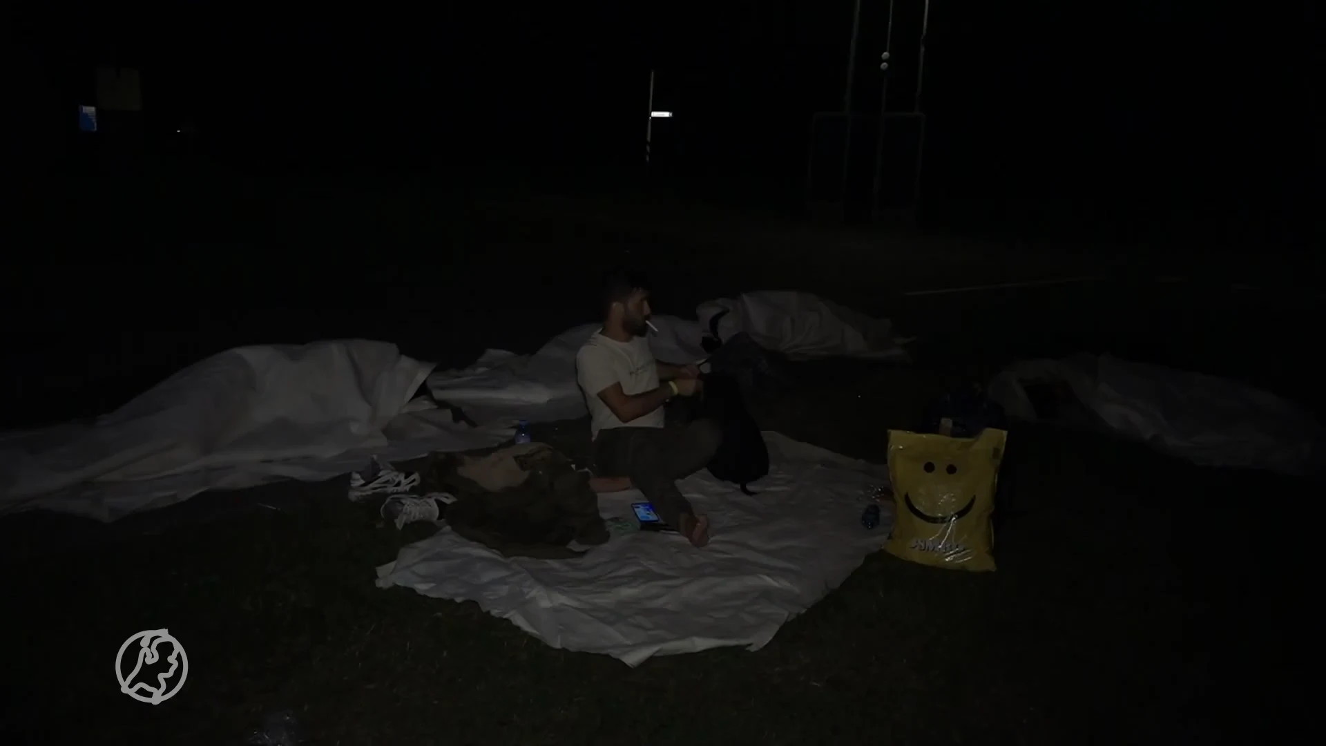 Een nacht bij de asielzoekers in Ter Apel