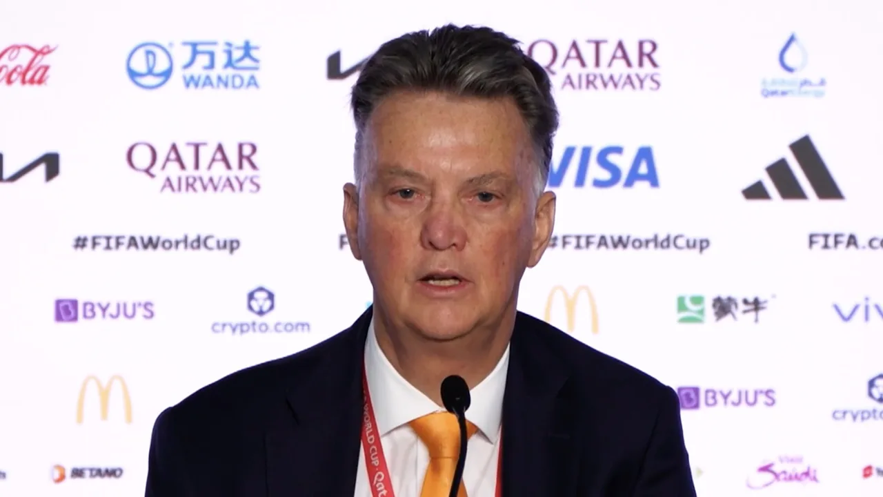 Van Gaal: 'Ik ben tevreden met 1-1 tegen Ecuador'