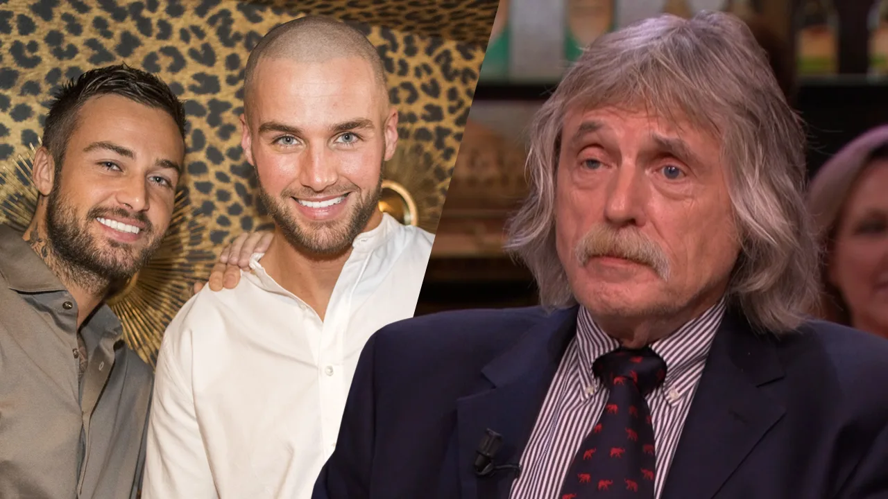 Johan: ‘Zijn we eindelijk van de familie Hazes af, komen die twee zoontjes van Dries weer…’