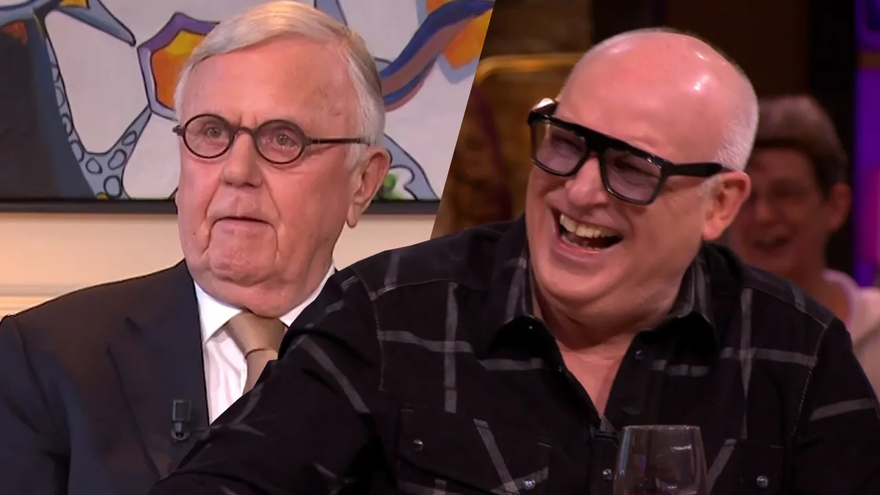 René geniet van chaotisch gesprek tussen Harry Mens en Willem van Hanegem: 'Altijd leuk!'