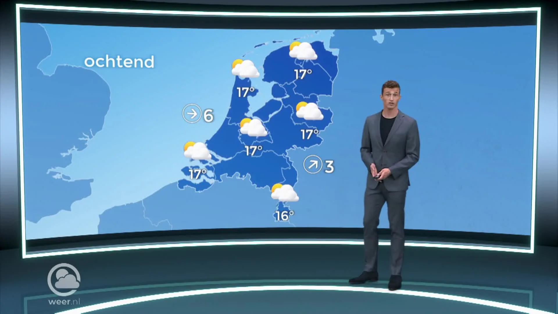 Weerbericht maandag 16 augustus 2021