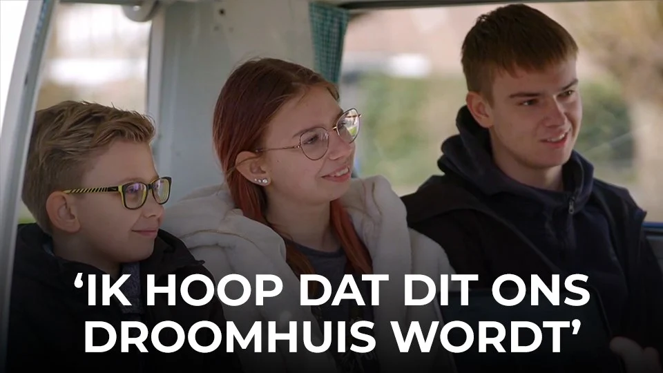 Gezin is dolblij met droomhuis!