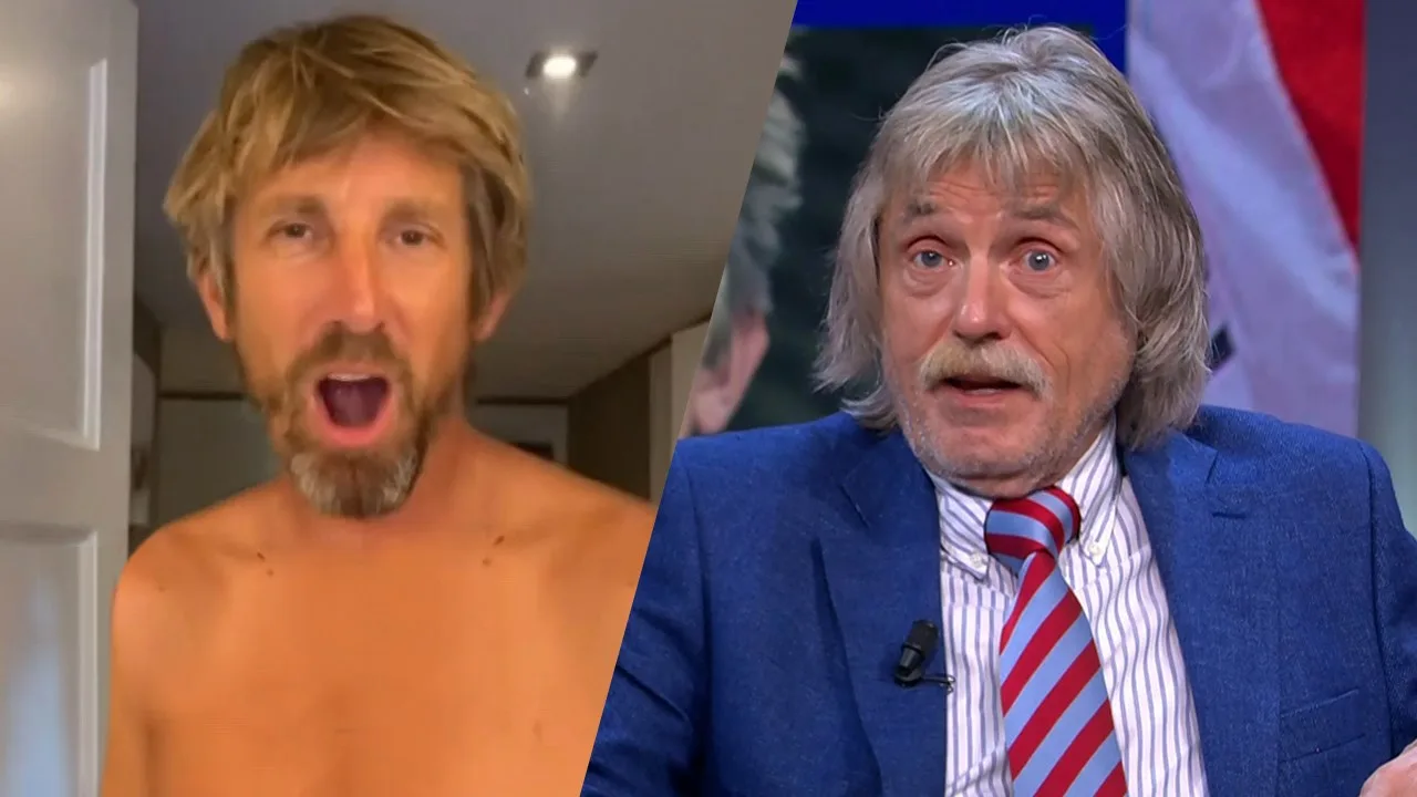 Johan kijkt vol verbazing naar bijzondere video van Van der Sar