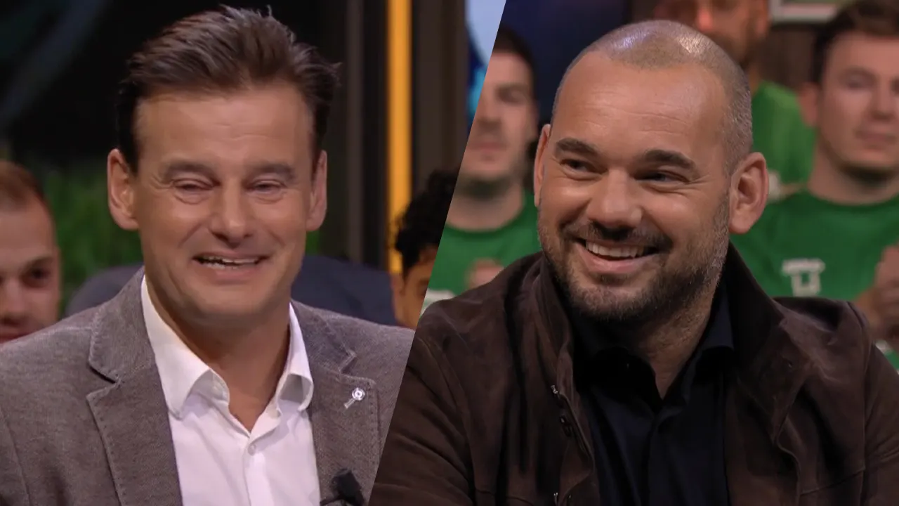 Wilfred grapt over jasje Wesley: 'Hij is met de brommer gekomen!'