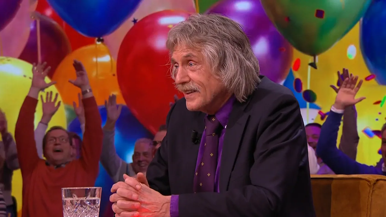 Groot feest in de Vandaag Inside-studio: Johan 74 jaar!