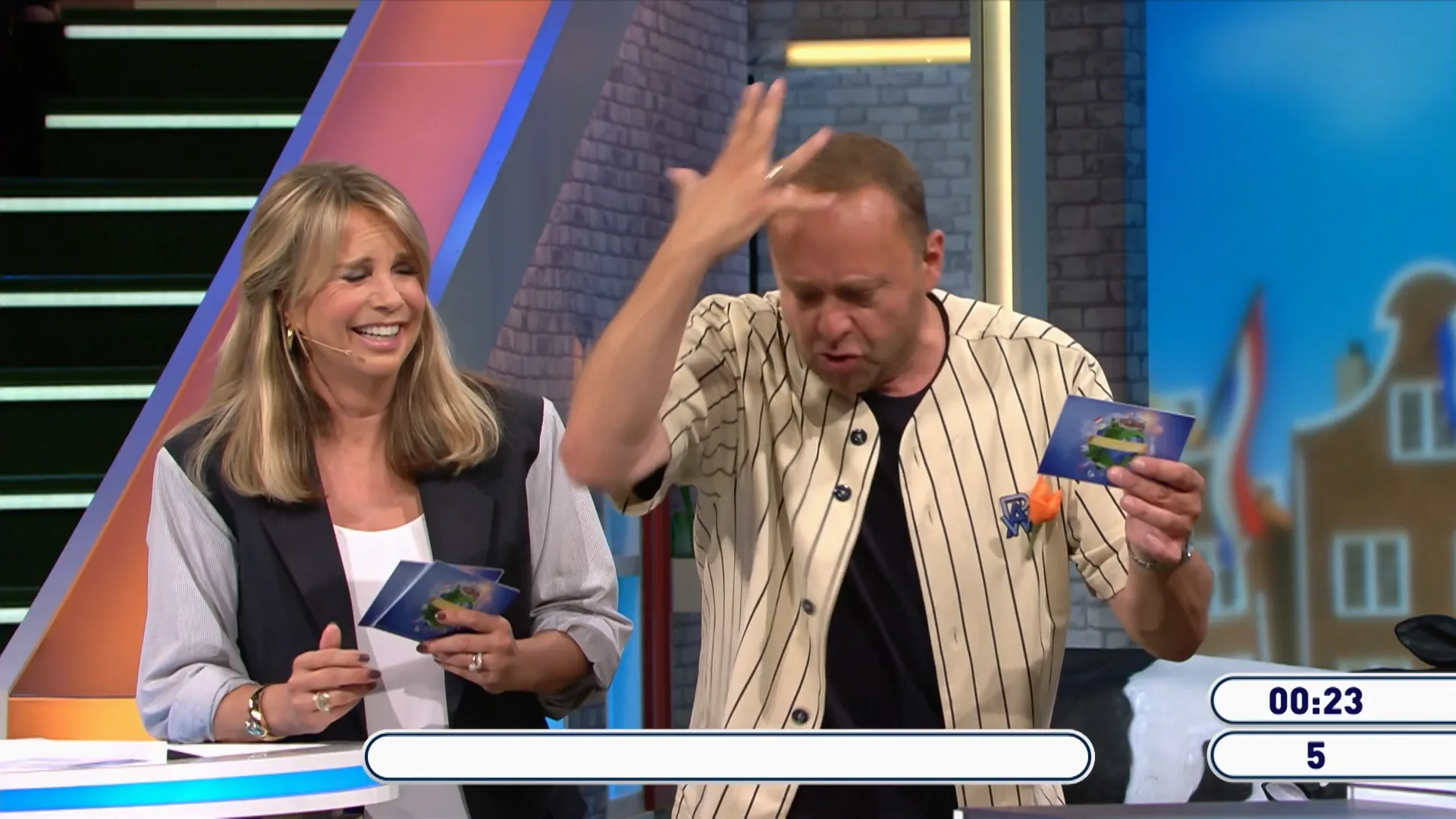 Richard gefrustreerd tijdens namen raden!