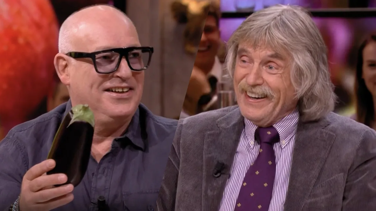 René vindt aubergine op Vandaag Inside-tafel: 'Dat is een dildo!'