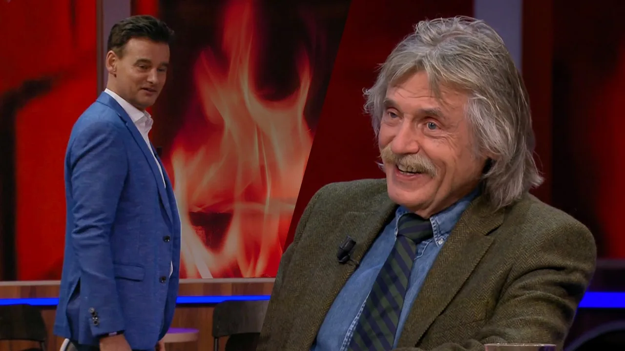 Wilfred en Hans flikkeren biografie Derksen in haardvuur SBS6: 'Met je kutboek!'
