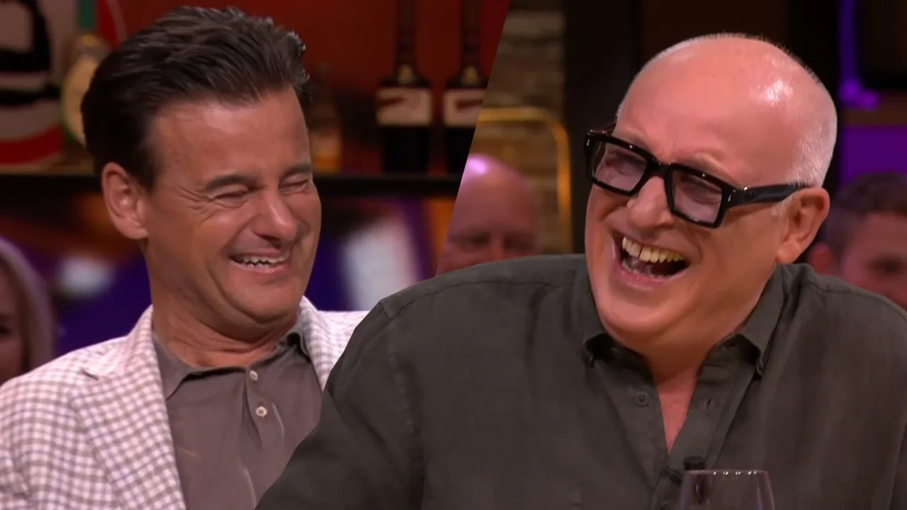 René en Wilfred liggen in een scheur om kostelijke anekdote over voormalig schaatser Jos Valentijn