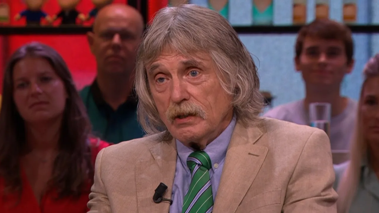 Consternatie in de studio; Johan heeft een belangrijke mededeling