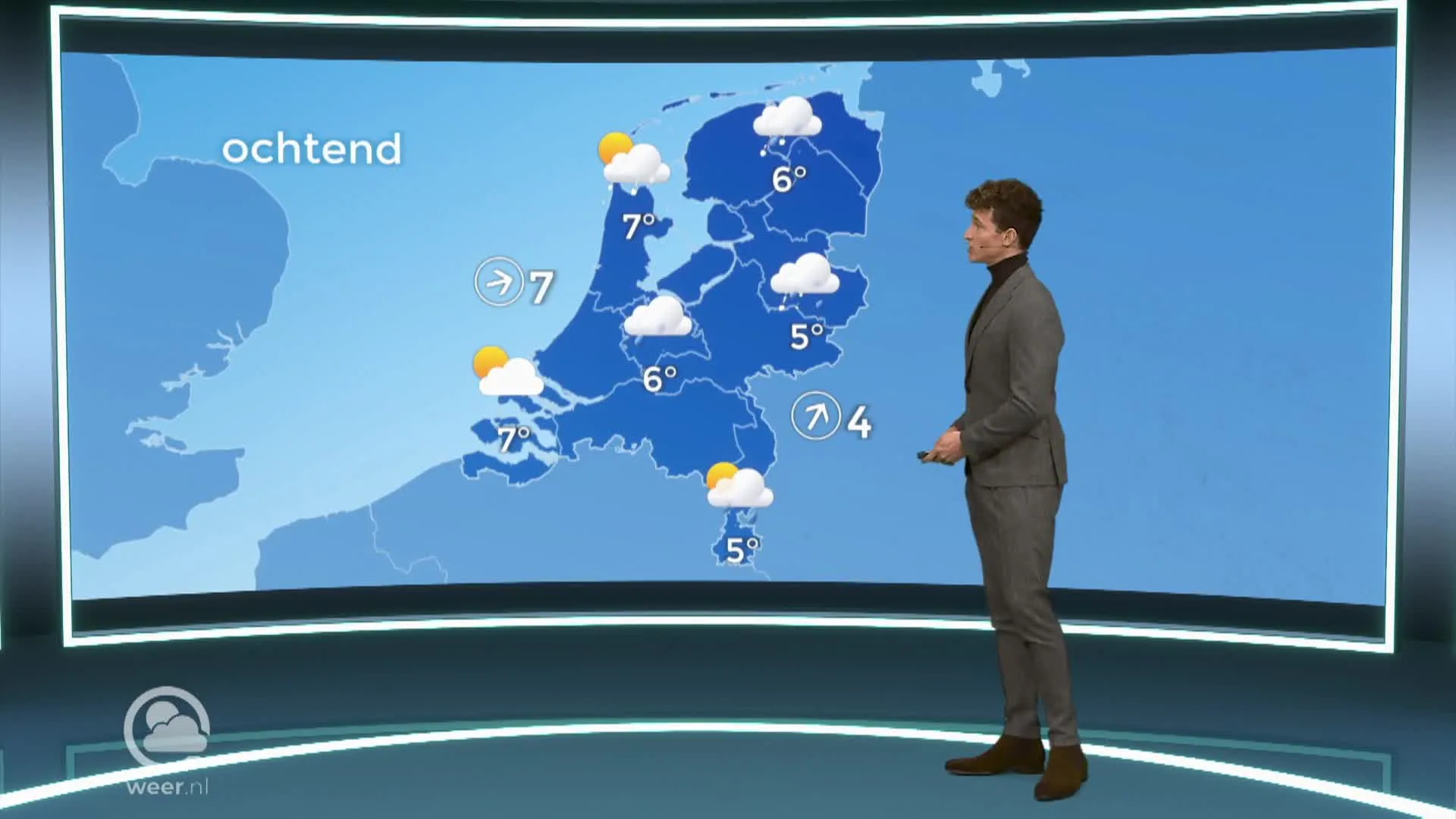 Weerbericht vrijdag 25 februari
