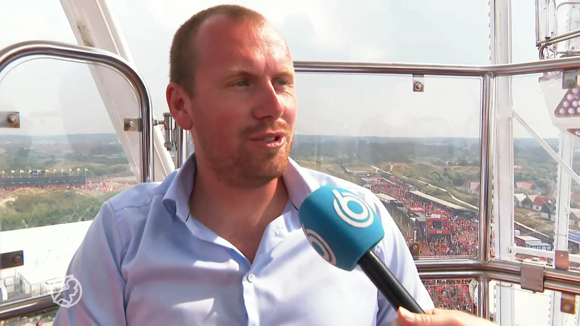 Misschien wel het beste zicht tijdens de F1-race in Zandvoort: vanuit het reuzenrad!