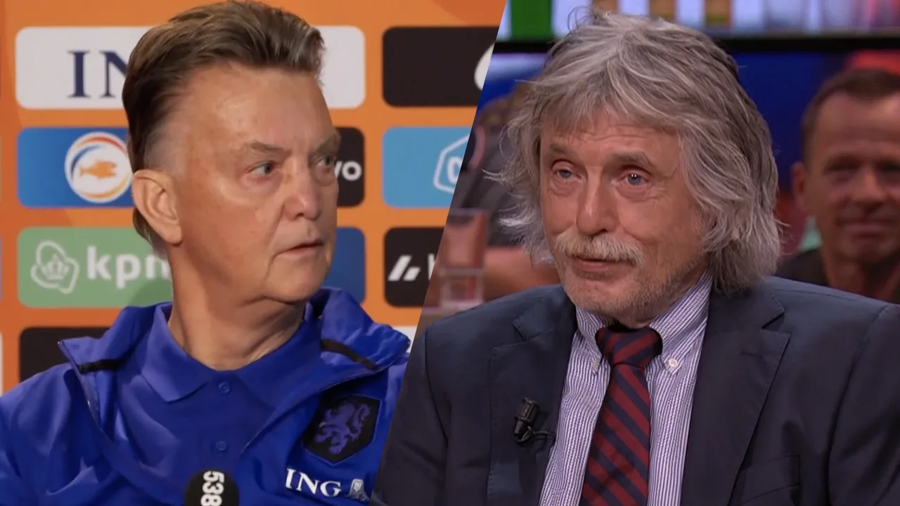 Johan ziet ongemakkelijke beelden van Van Gaal en Dumfries: ‘Pffff’