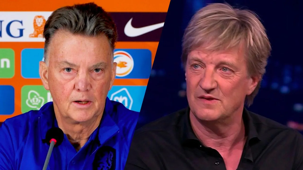 Wim in de bres voor Veronica Inside-verslaggever na aanvaring met Van Gaal