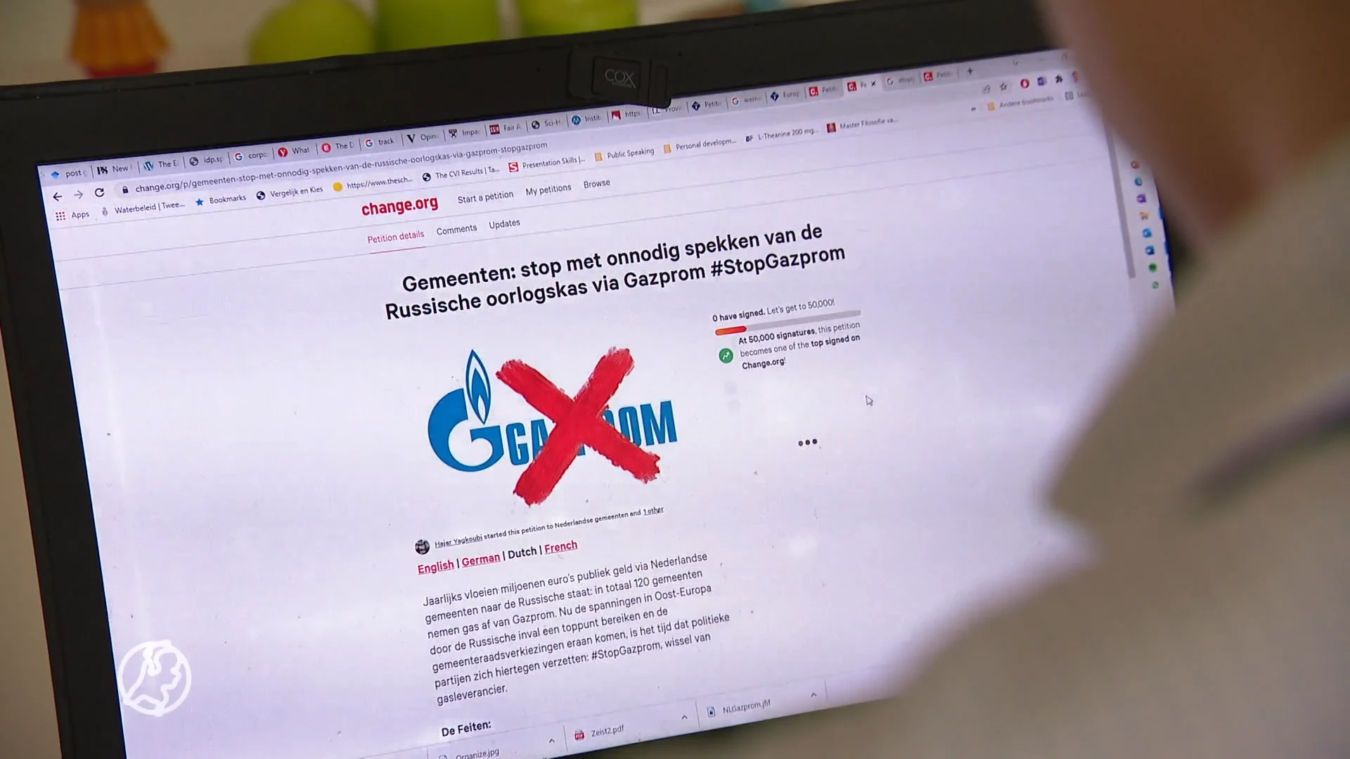 Oproep om gemeentelijke gascontracten met Russisch Gazprom te stoppen