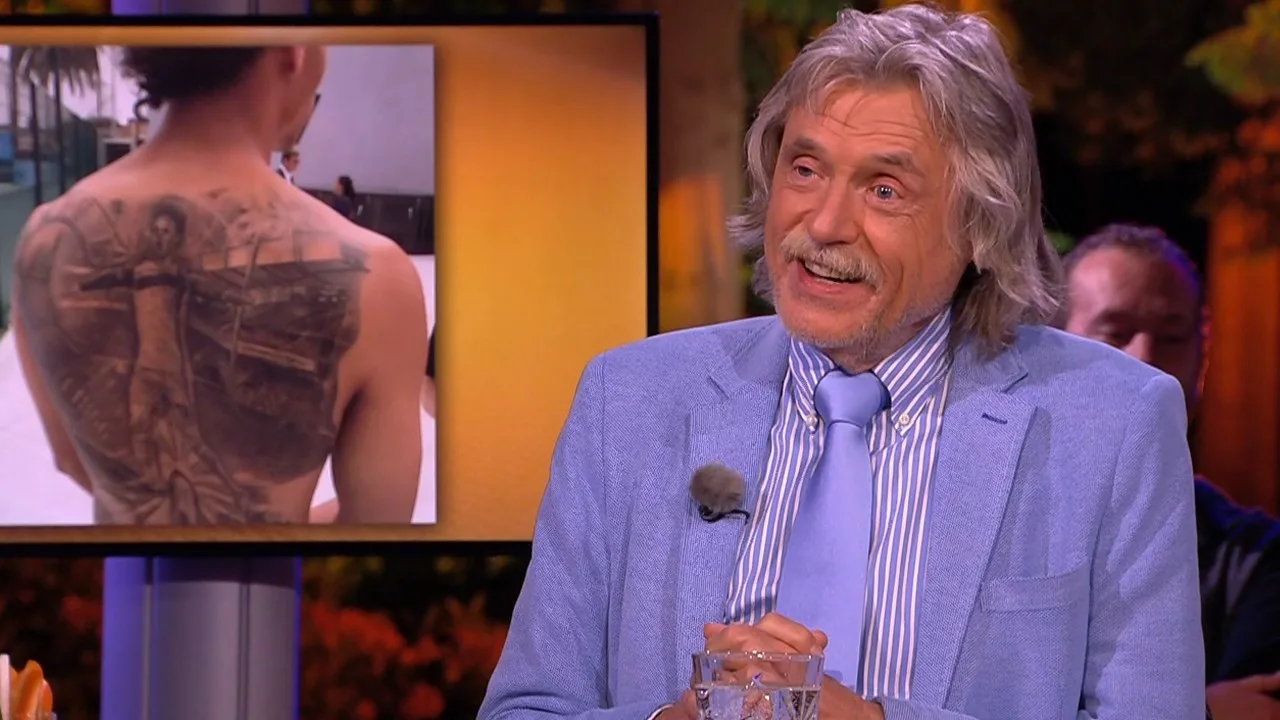Johan ziet tattoo van Duits international: 'Dan moet je profe...