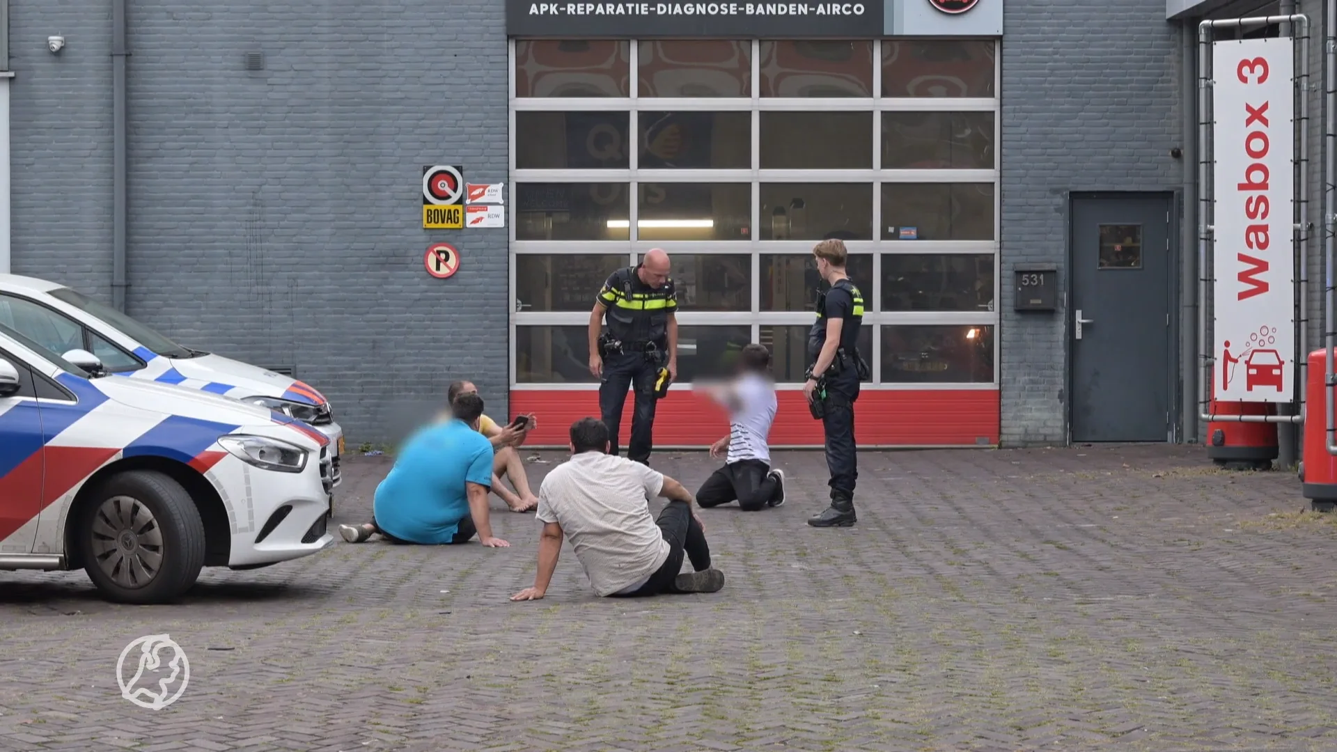 Gewonde en vier aanhoudingen na conflict bij tankstation in Tilburg