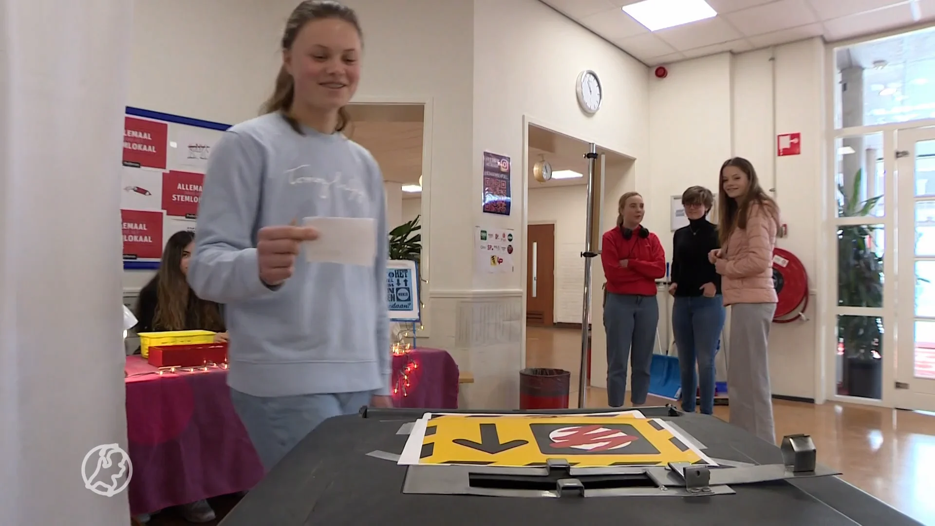Ook scholieren 'stemmen' voor de gemeenteraad