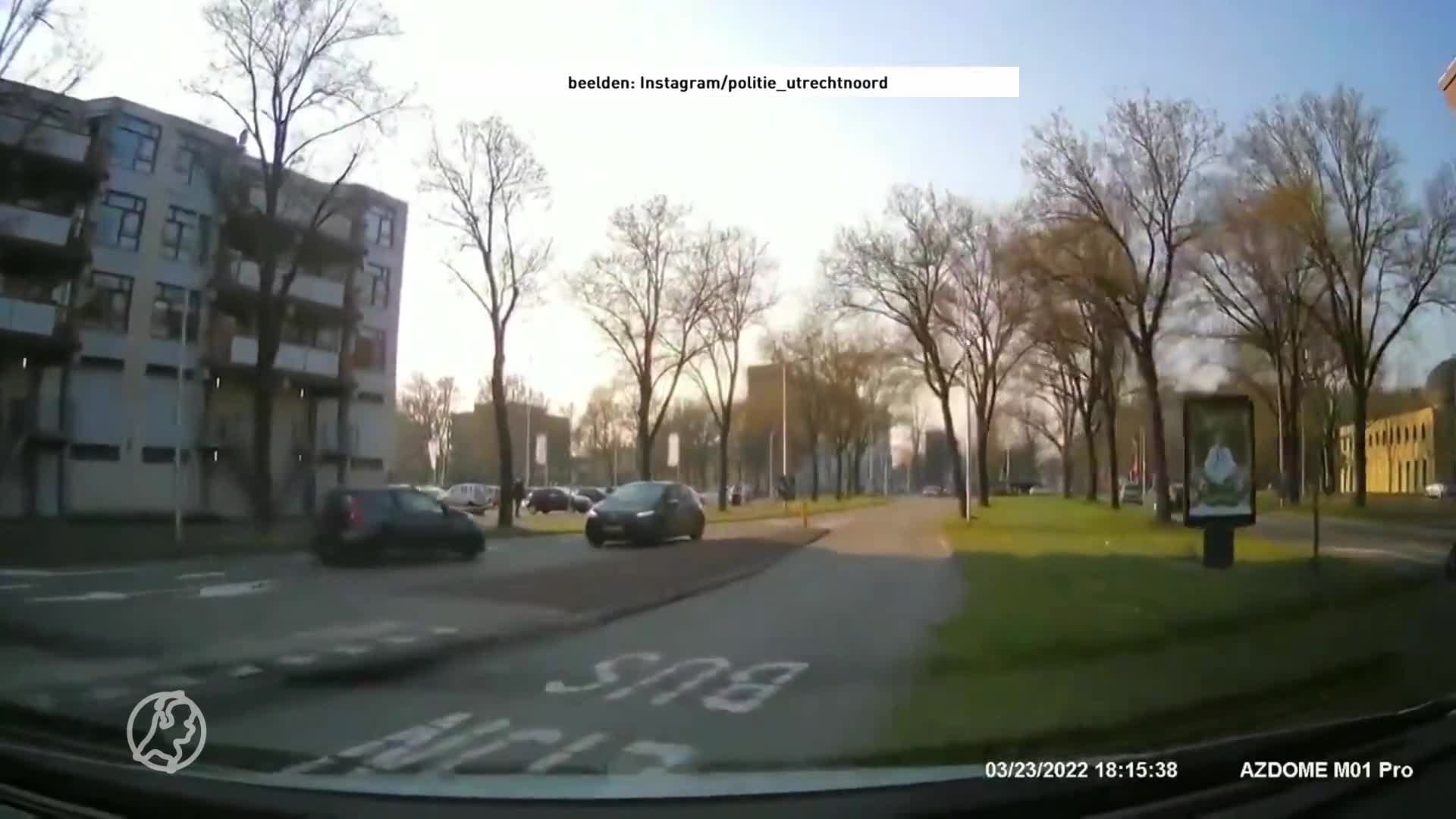 Lachgasgebruikster haalt wilde capriolen uit tijdens politieachtervolging