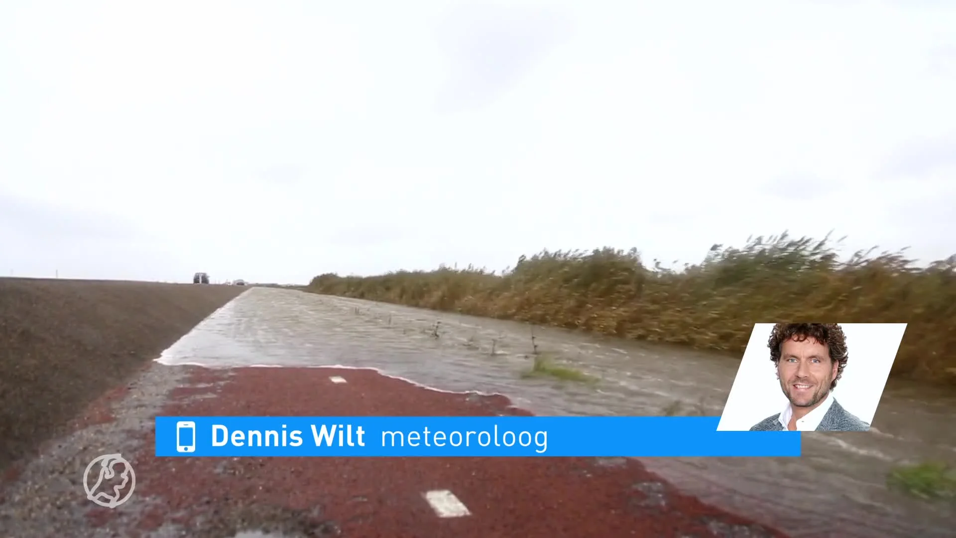 Weerman Dennis Wilt over storm Corrie