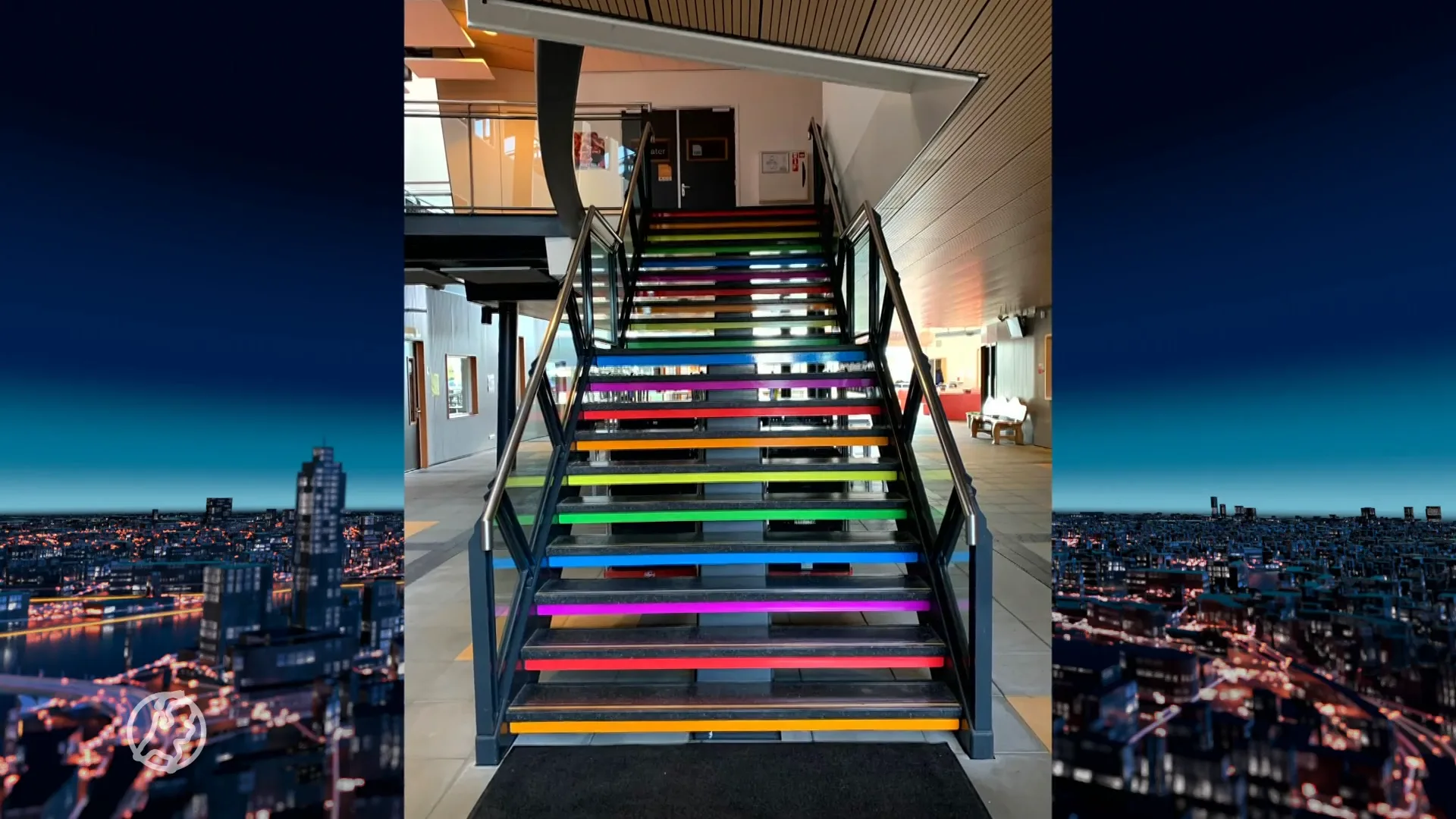 Ophef om regenboogtrap op school Winterswijk: 'Regenbogen prima, maar niet de propaganda'