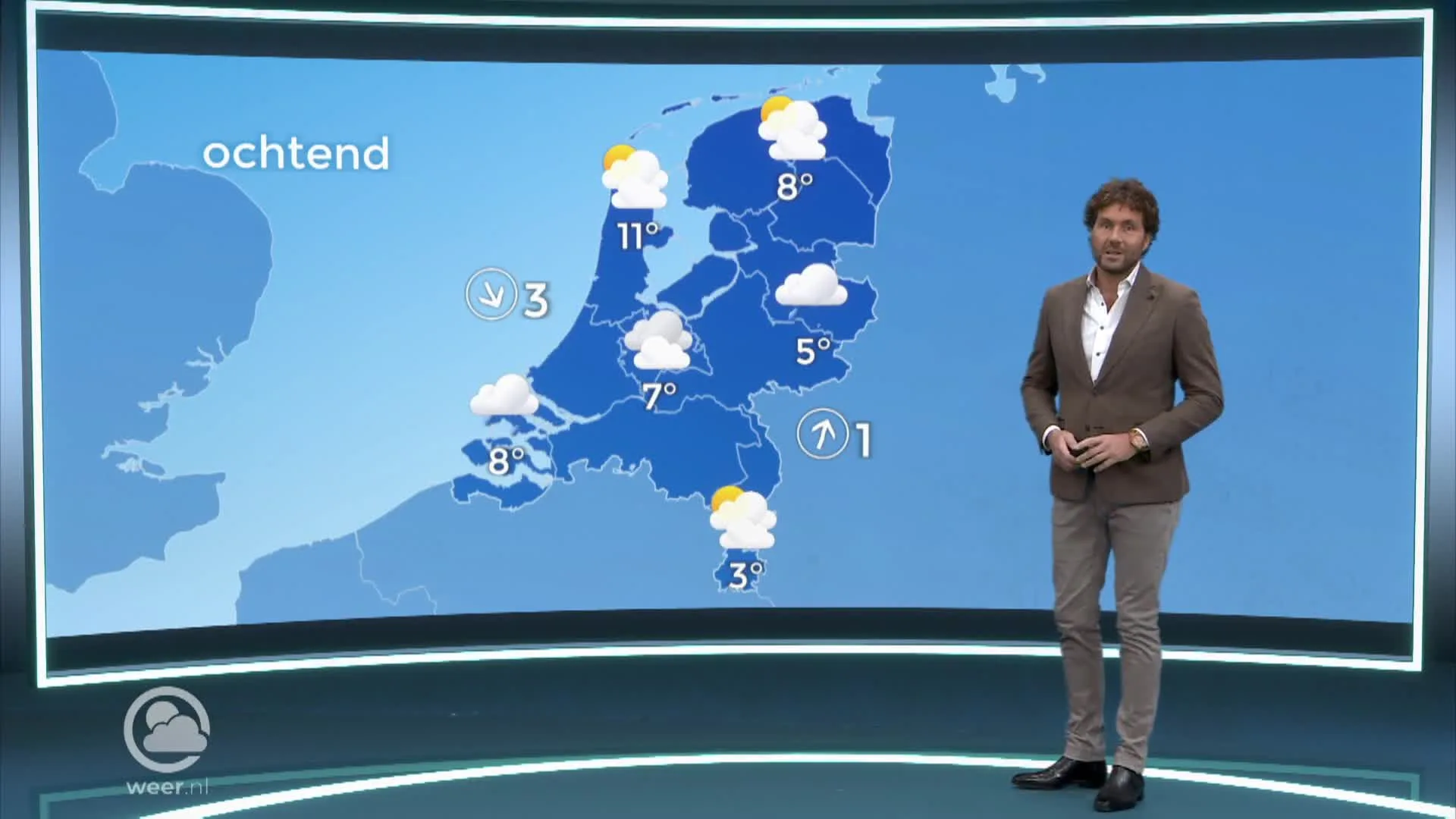 Weerbericht dinsdag 22 november 2021