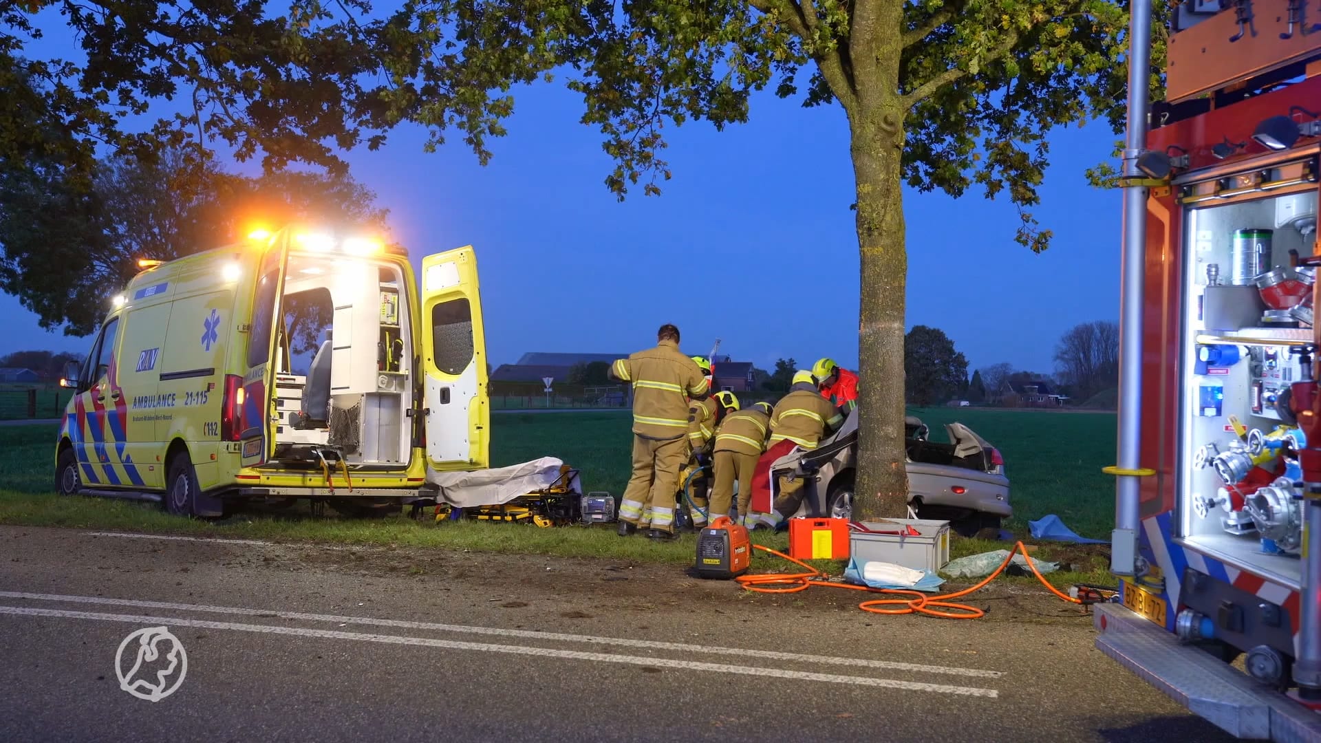 Automobilist (70) overleden na ongeval in Hedikhuizen