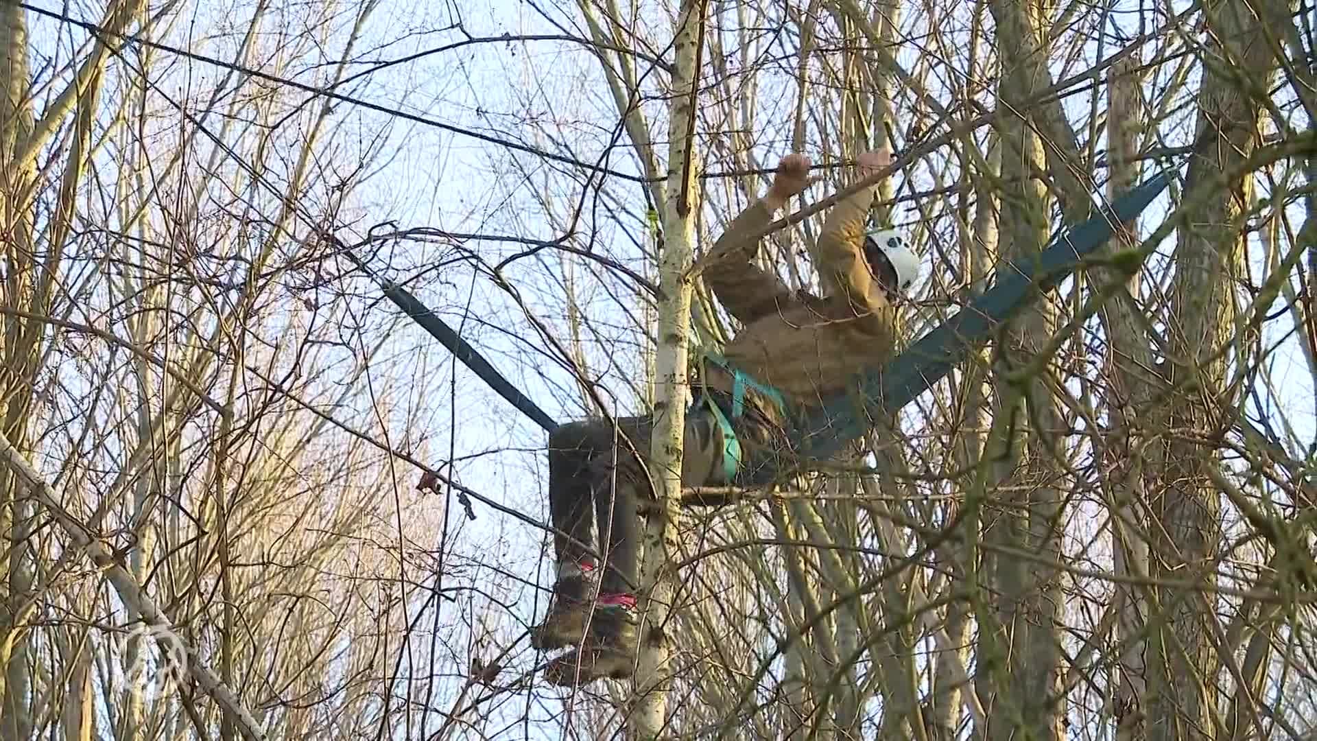 Activisten in Sterrebos voorzien van eten en drinken