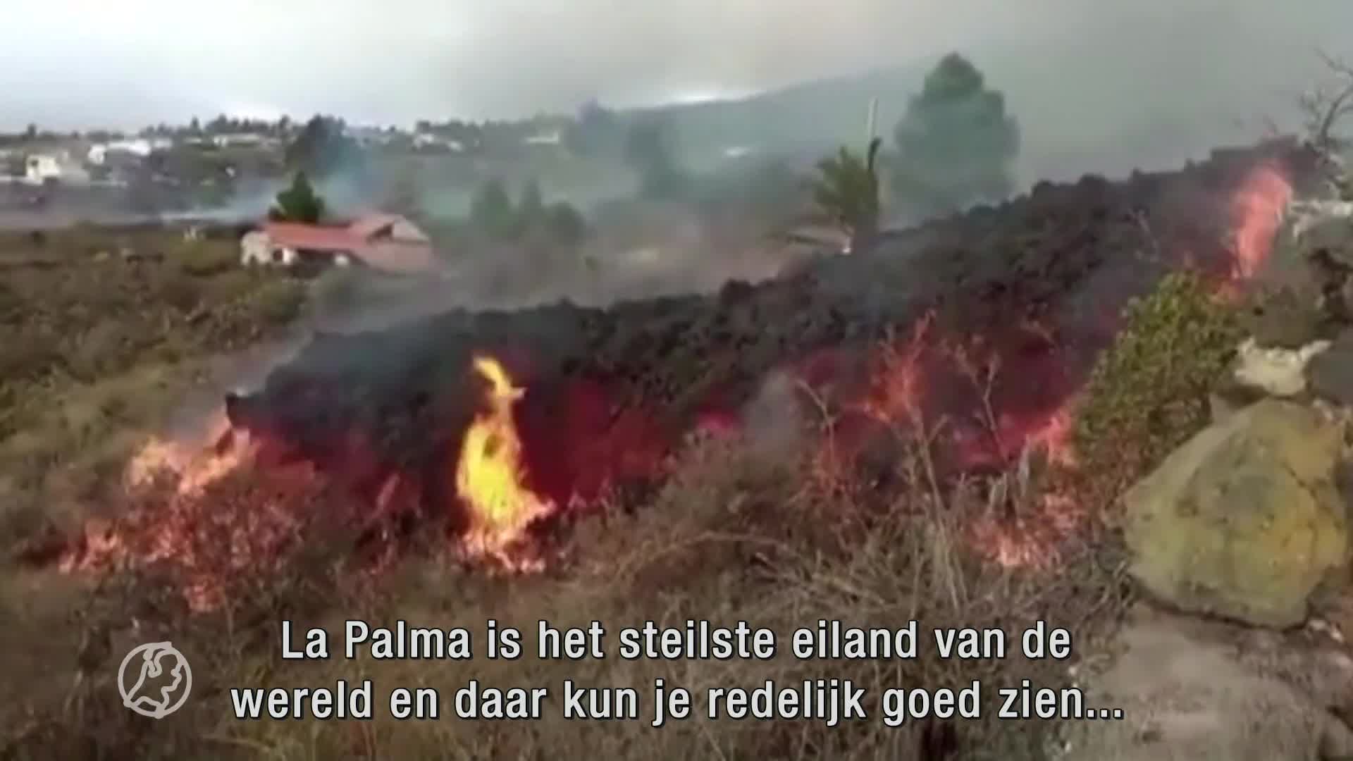 Skypegesprek vulkaan uitbarsting La Palma