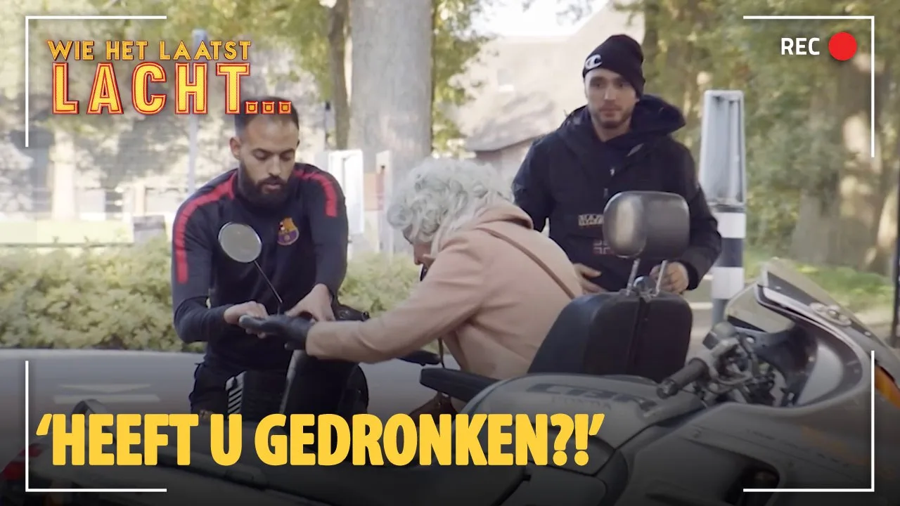 Oma Rietje sloopt motoren