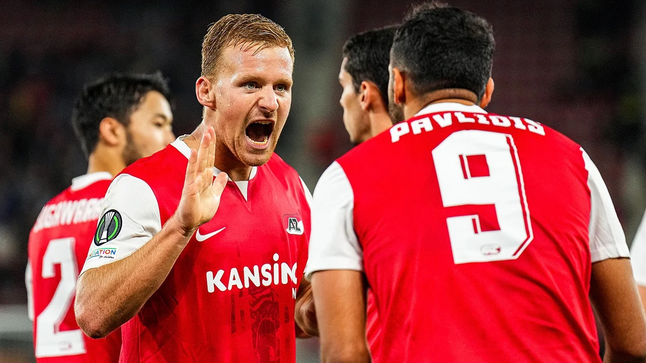 SAMENVATTING: AZ Alkmaar - Legia Warschau (Groepsfase Conference League)