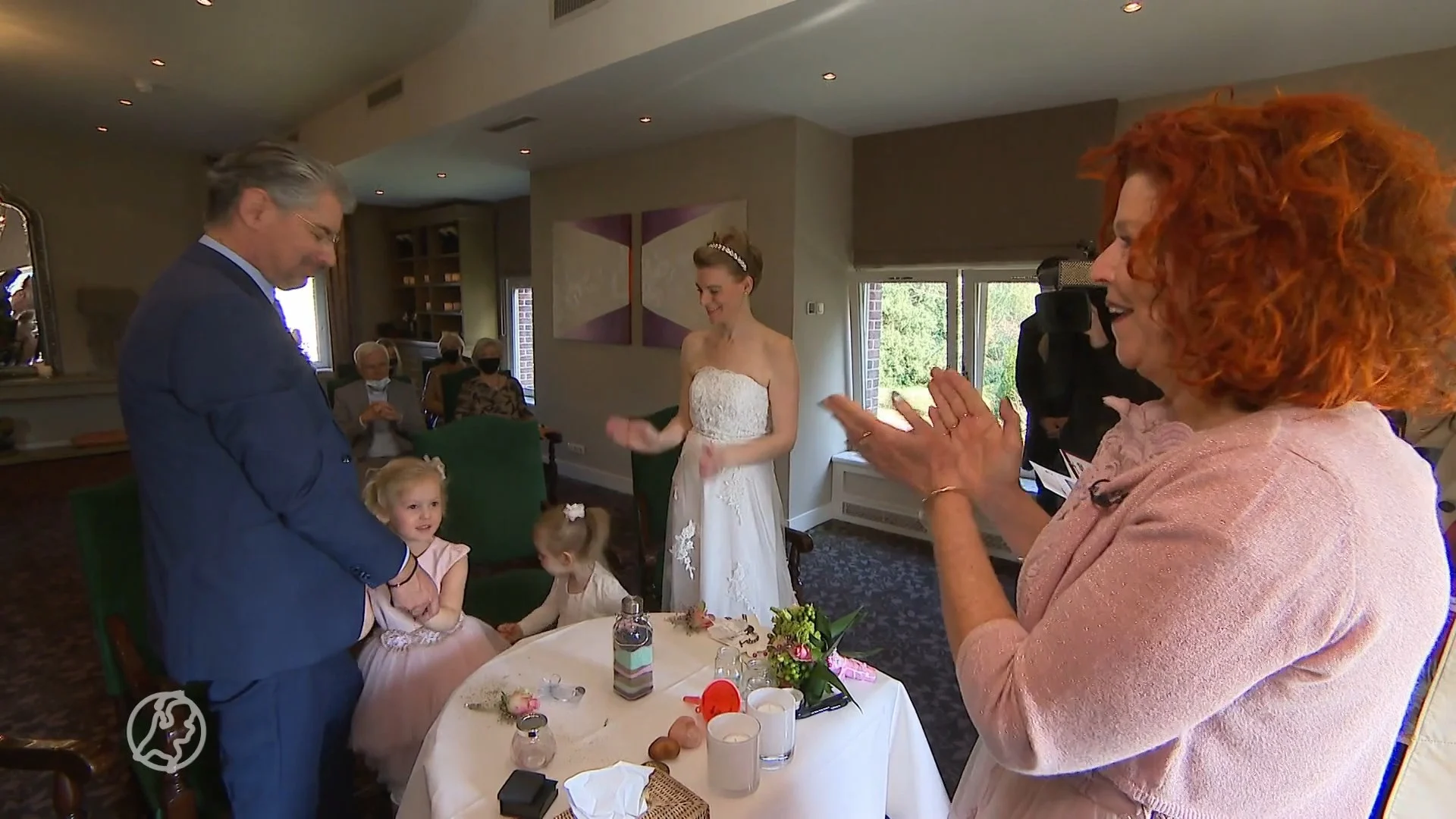 Liva (4) trouwt haar terminaal zieke vader