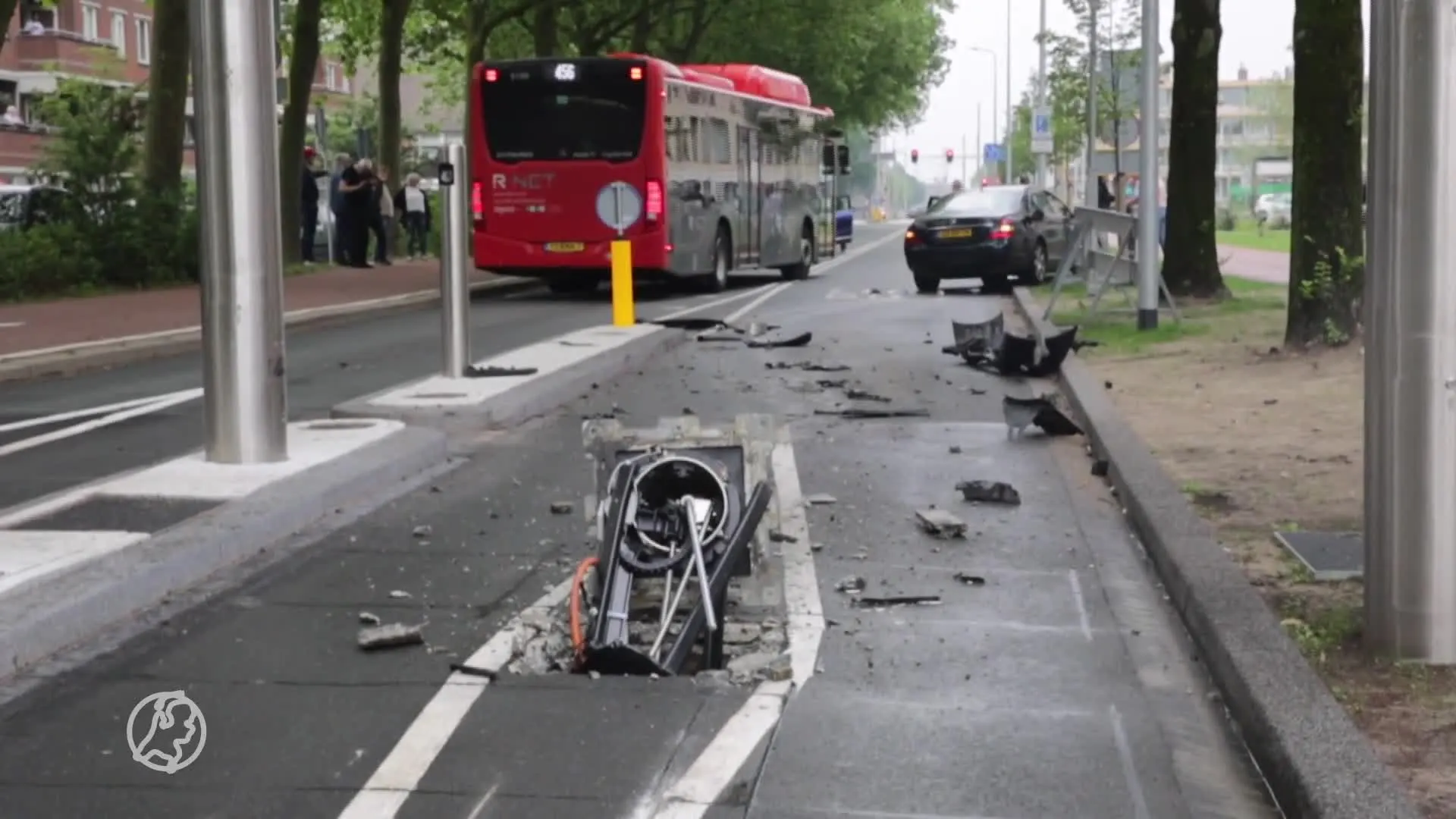 Horrorpaaltjes weggehaald