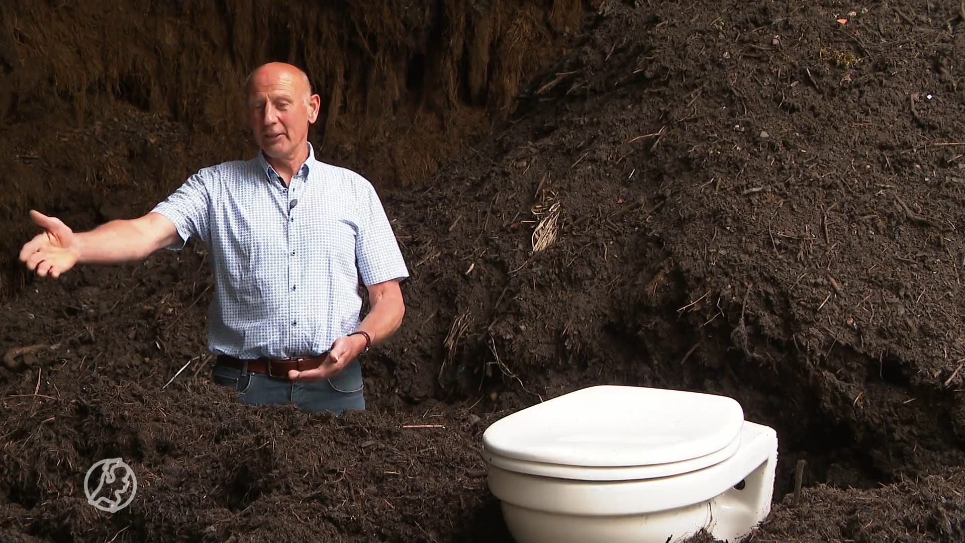 Onsmakelijk maar waar: boer Wim wordt blij van mensenpoep