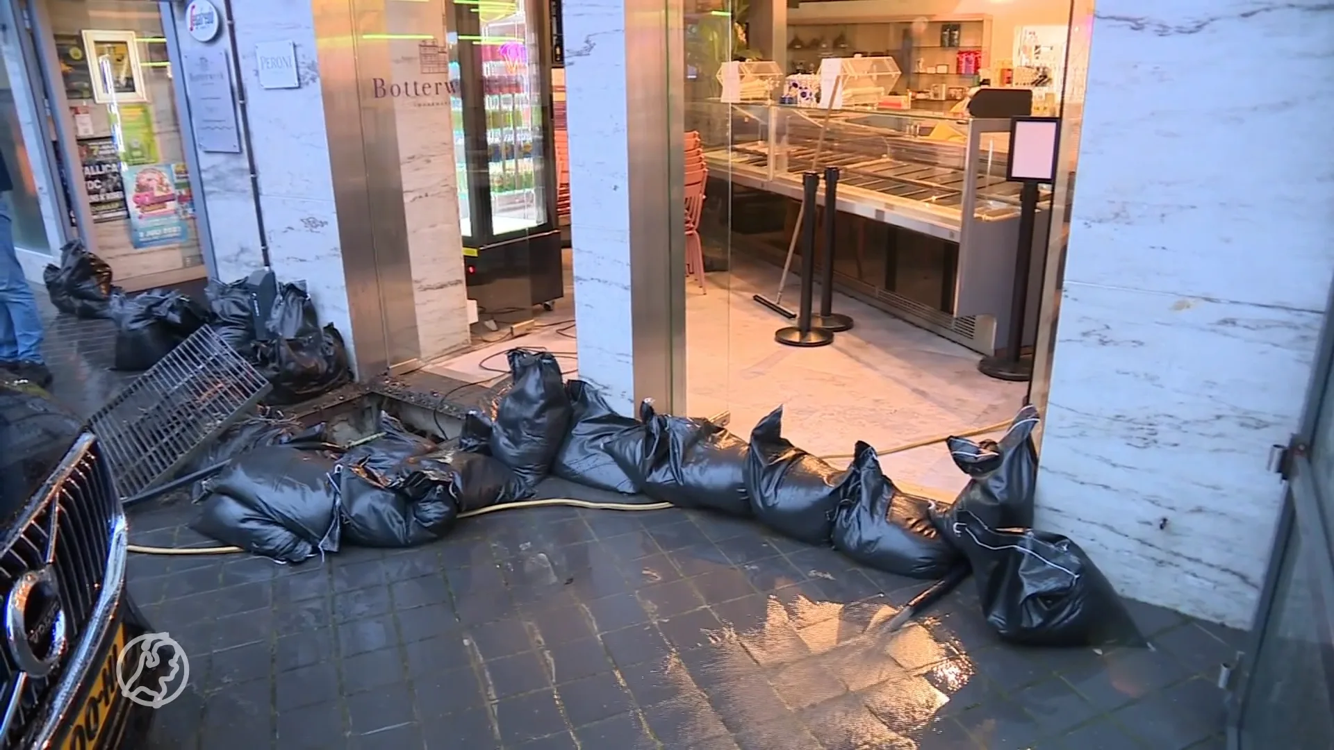 Limburg heeft last van ondergelopen kelders en blank staande straten