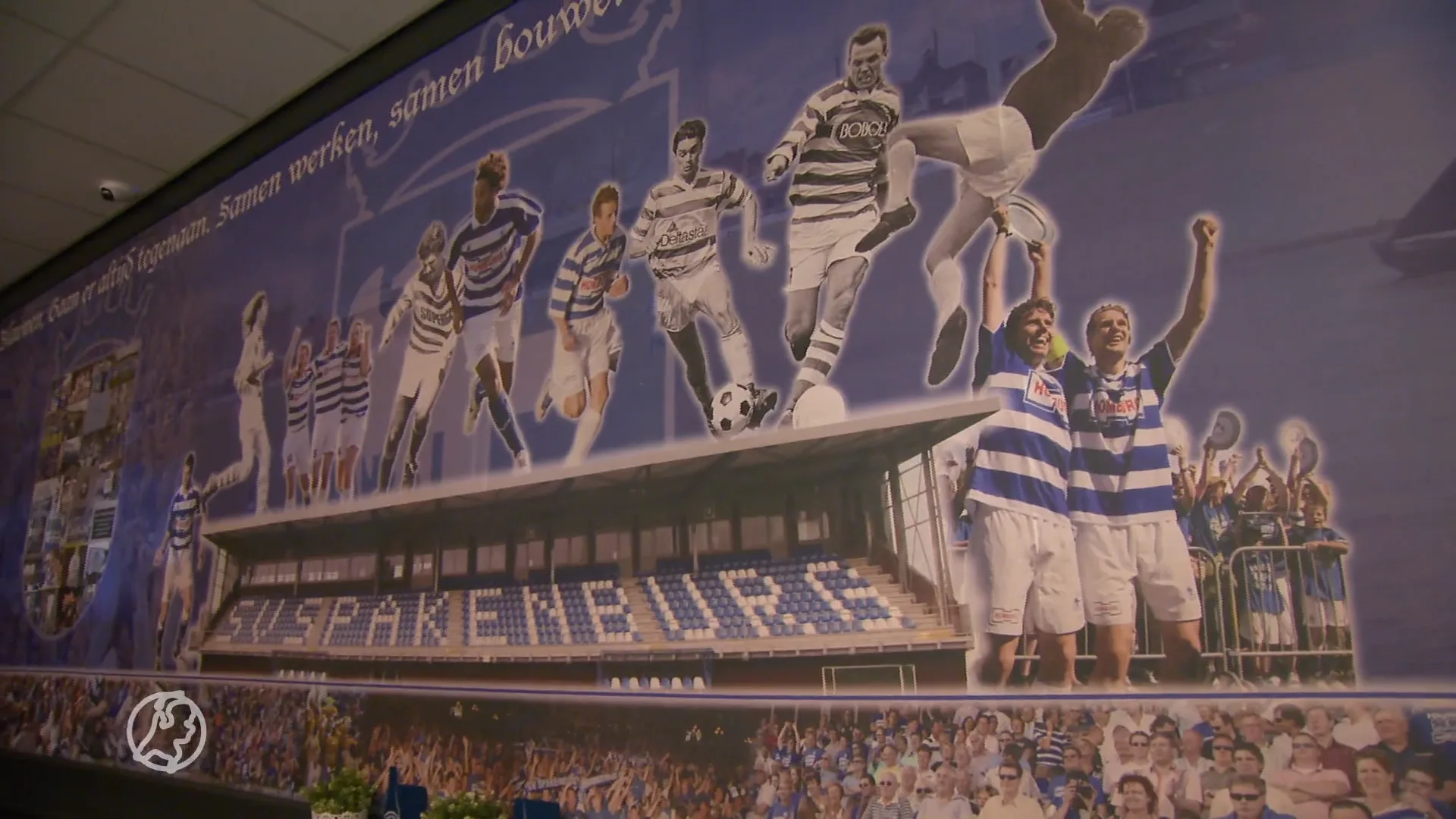 Run op kaarten historische bekerwedstrijd Spakenburg - PSV