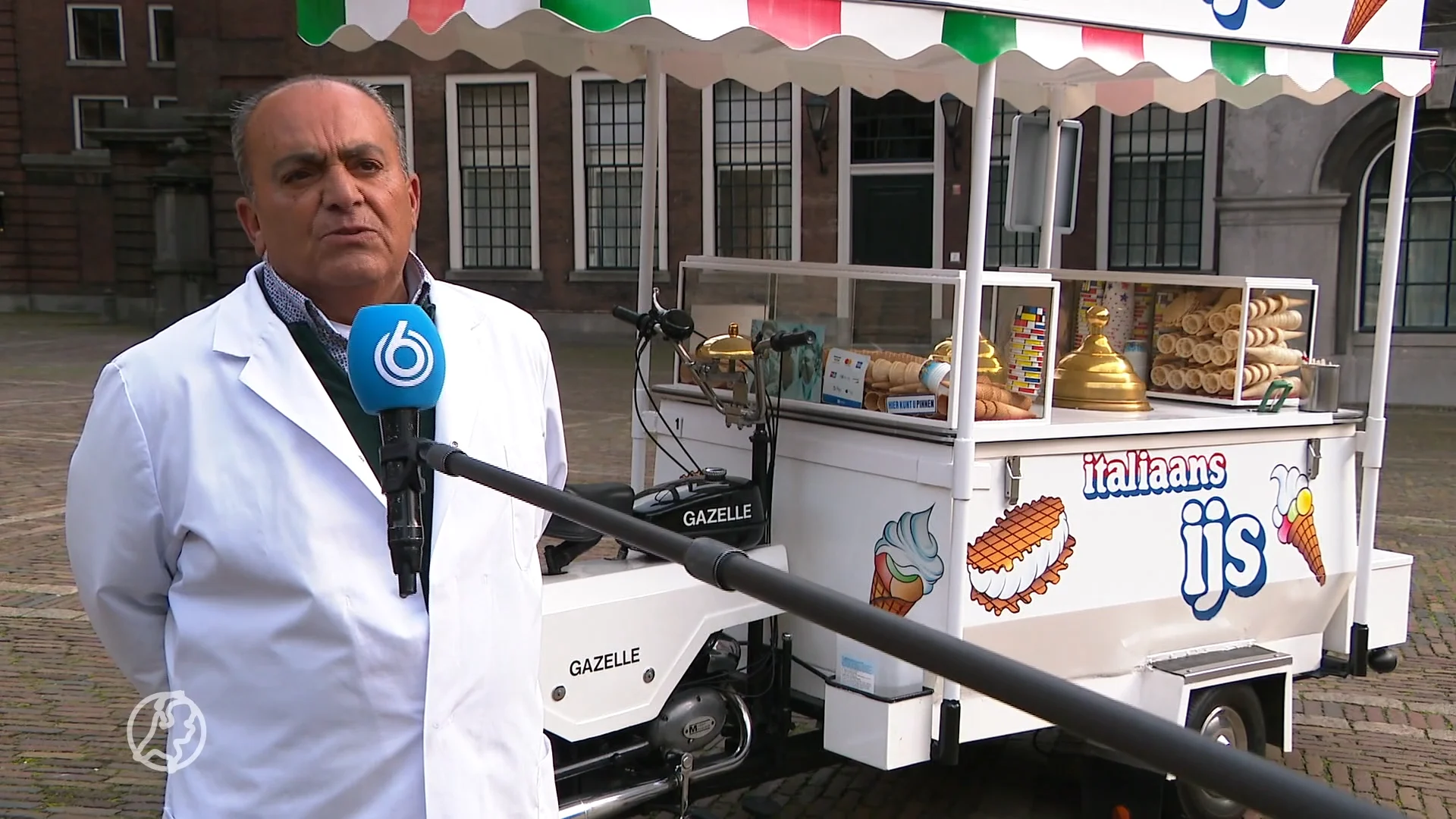 Beroemde Haagse ijscoman Moes