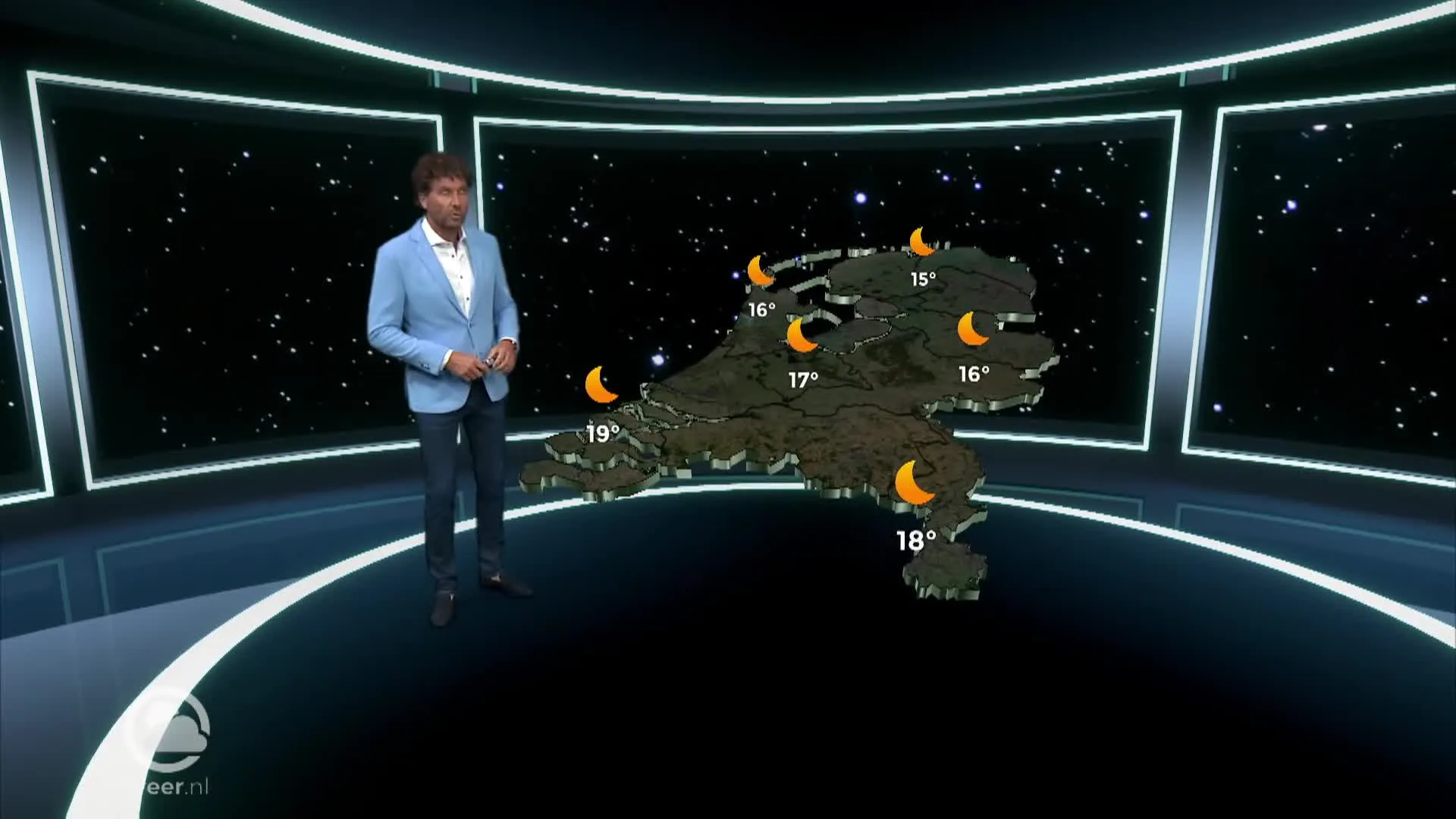 Weerbericht zaterdagavond 10 juni 2023